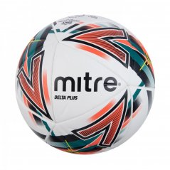 Mitre Delta Plus Football White/Black