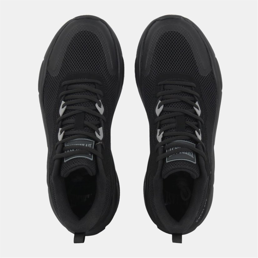 Everlast Men's Crossover Breathable Mesh Basketball Trainers Black/Charcoal