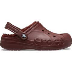 Crocs Women's Baya Lined Mule Slippers Dark Clay