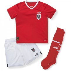 Puma Austria Home Kit Infants 2022 Puma Red/White