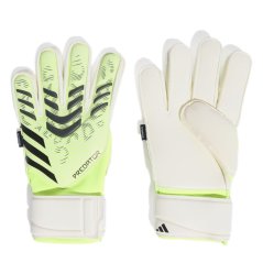 adidas Predator Match Fingersave Goalkeeper Gloves Adults Lemon/Black