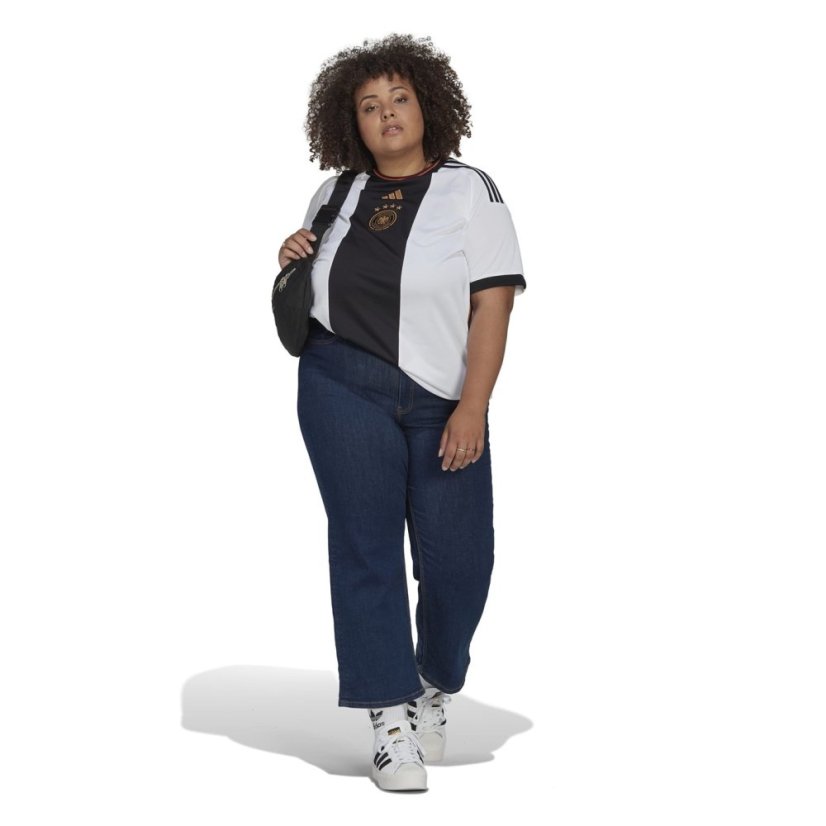adidas Germany Home Shirt 2022 Plus Size Womens White