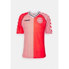 Hummel Denmark Retro Shirt 1986 Adults Red
