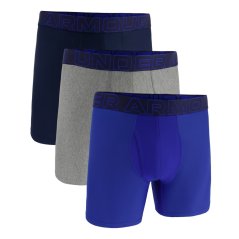 Under Armour Men's Performance Tech Boxers Royal/Steel/Nvy