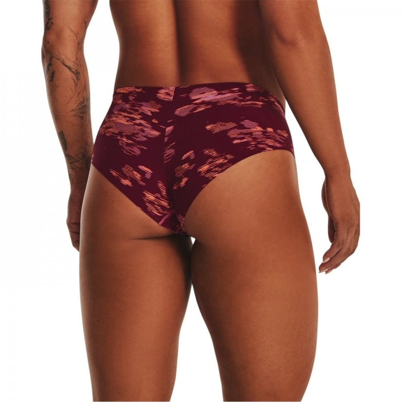 Under Armour 3 Pack Hipster Print Briefs Womens Pink