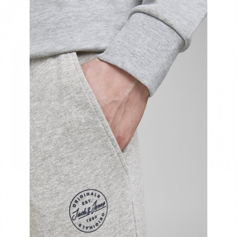 Jack and Jones Gordon Shark Jogging Bottoms Light Grey