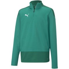 Puma Teamgoal 23 Training 1/4 Zip Top Infants Pepper Green