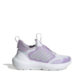 adidas Kids' Tensaur Comfort Low-Top Trainers Wte/Lme/Plum