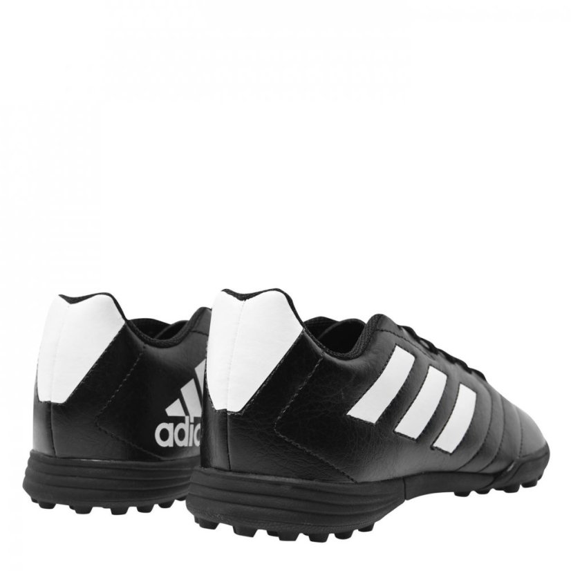 adidas Goletto Junior Astro Turf Trainers Black/White