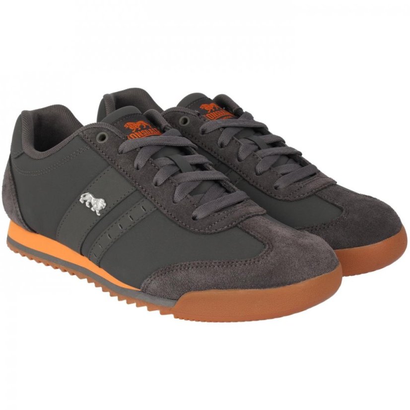 Lonsdale Lambo Trainers Mens Grey