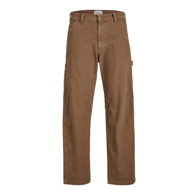 Jack and Jones Men's Carpenter Cargo Trousers Rubber