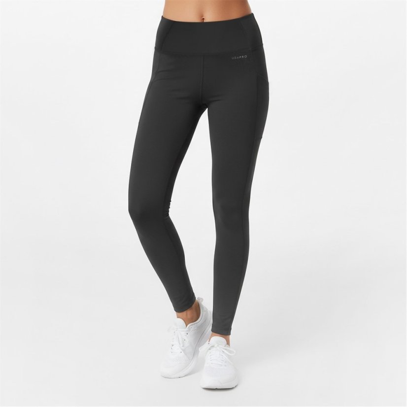 USA Pro USAPro Core High Rise Leggings Womens Charcoal
