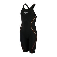 Speedo Women's Lzr Intent Race Swimsuit Black/Gold