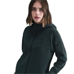 Nike Women's Tech Fleece Zip Hoodie Seaweed/Black