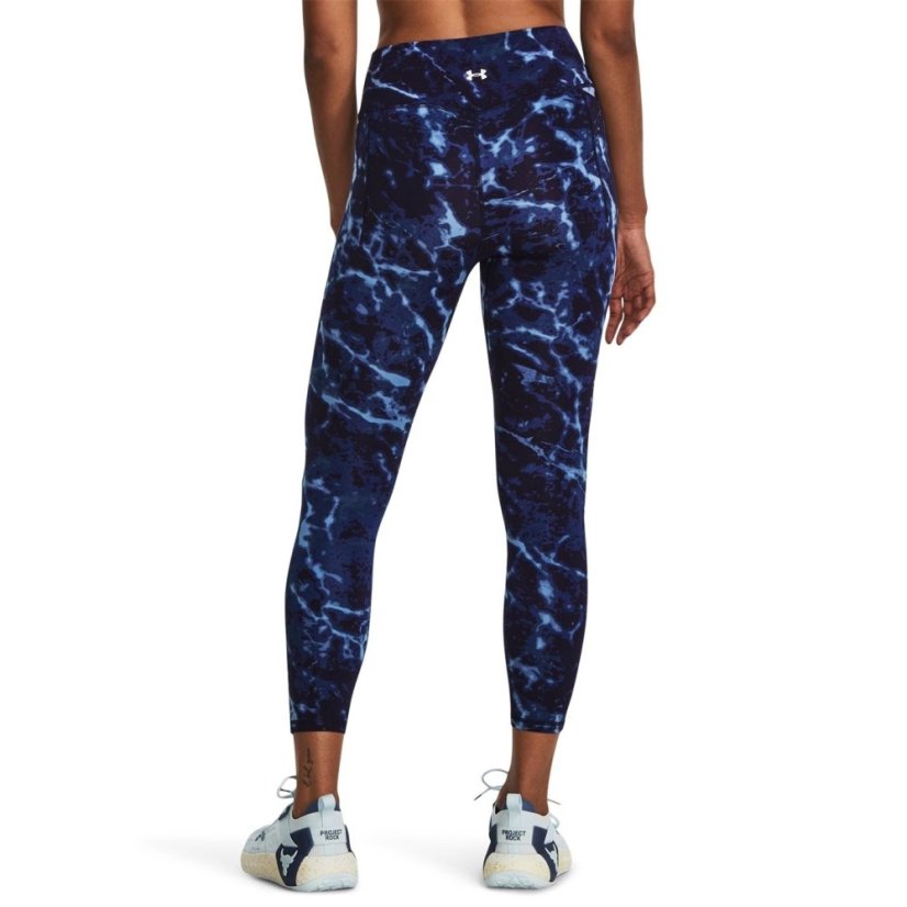 Under Armour Women's Large Crossover Ankle Performance Gym Legging Blue