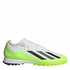 adidas X Crazyfast League Turf Football Boots Wht/Blk/Lemon