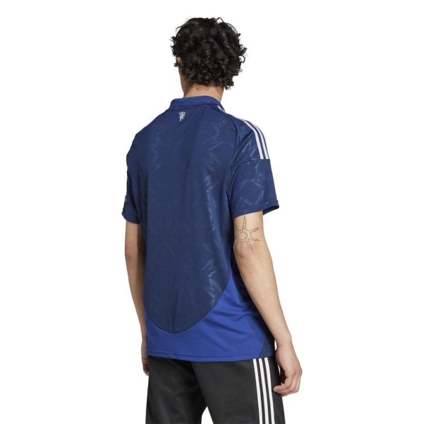 adidas Manchester United Away Shirt 2024 2025 Adults Blue