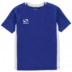 Sondico Fundamental Polo T Shirt Junior Boys Royal/White