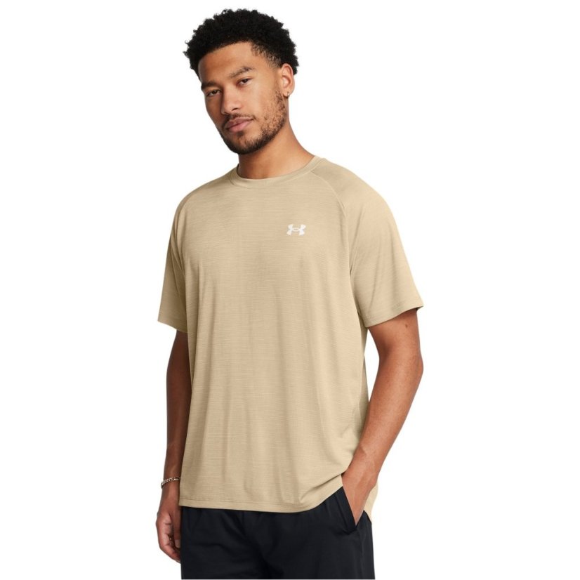 Under Armour Tech™ 2.0 Short Sleeve pánske tričko City Khaki