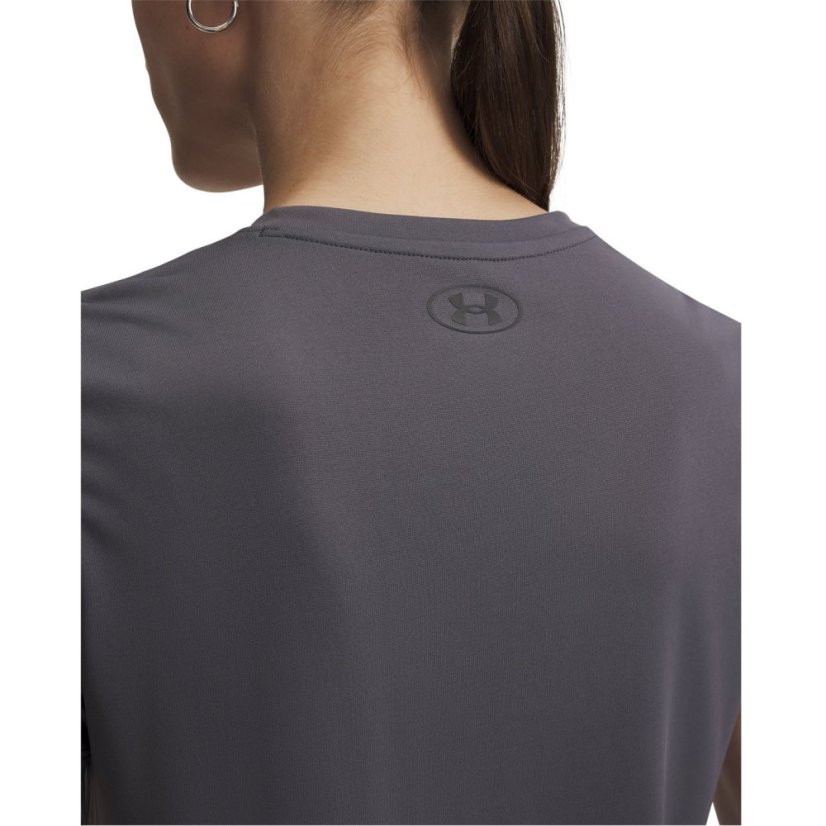Under Armour Tech™ V-Neck Short Sleeve Womens Carbon Heather