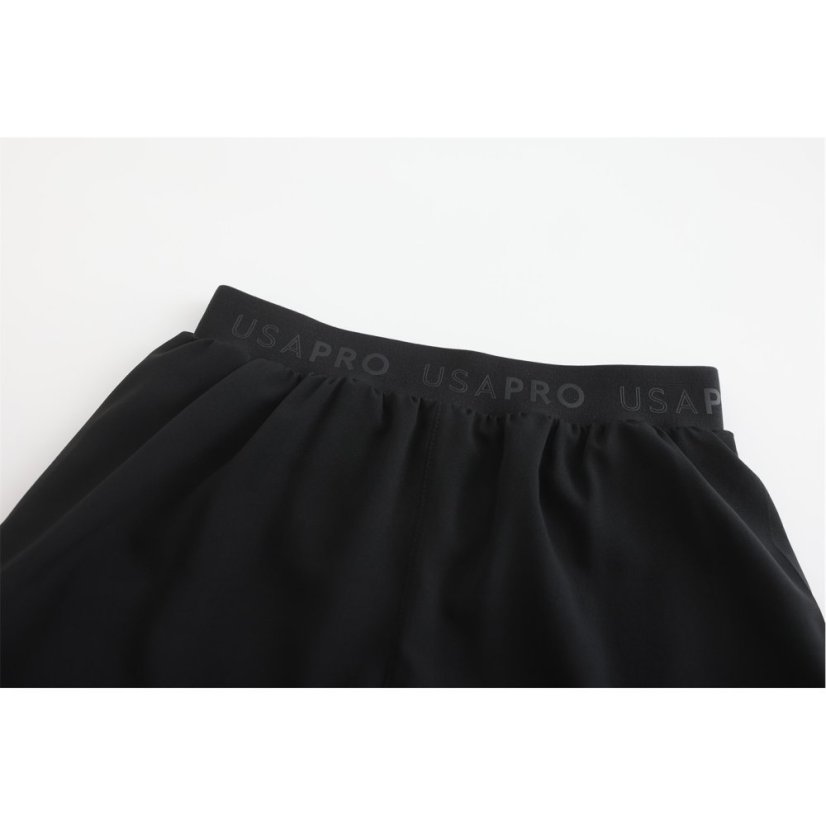 USA Pro 2in1 Short Jn43 Black