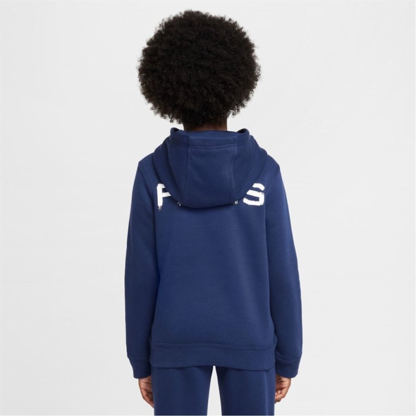 Nike Saint-Germain Club Big Kids' (Boys') Nike Soccer Pullover Hoodie Blue