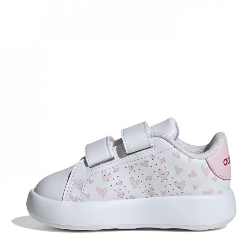 adidas Advantage Shoes Infants Ftwr White/Pnk