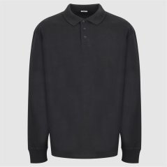 No Fear LS Polo Sn05 Black