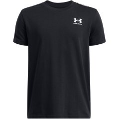 Under Armour Kids' Tape Regular Fit T-Shirt Black