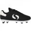 Sondico Strike Soft Ground Childrens Football Boots Black/White