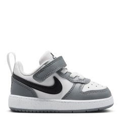 Nike Court Borough Low 2 Baby/Toddler Shoe Wht/Blk/Grey
