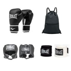 Everlast Core Boxing Kit Black