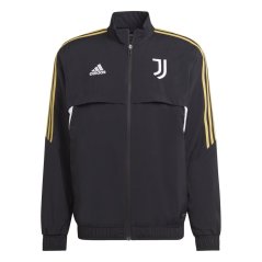 adidas Mens adidas Juventus Pre-Match Jacket 22/23 Black