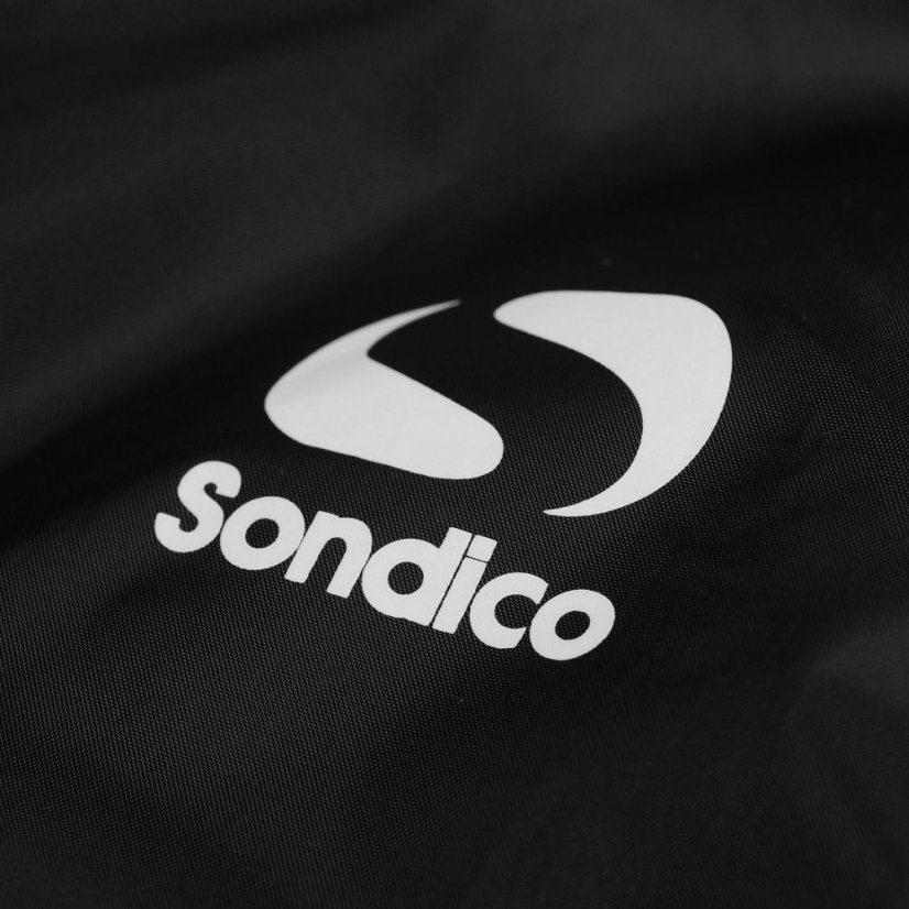 Sondico Unisex Kids Rain Jacket Waterproof Lightweight Rain Anorak Black