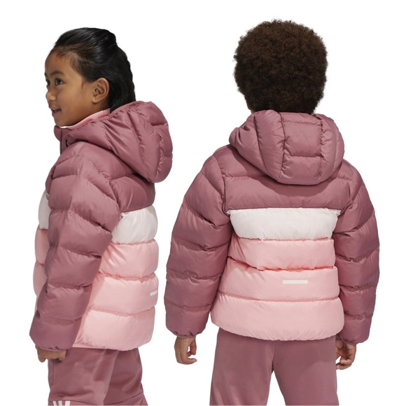 adidas Kids' Puffer Jacket Crimson/Pink