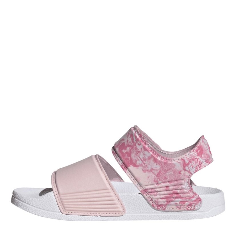 adidas Adilette Sandal K Sliders Unisex Kids Clear Pink/Wht