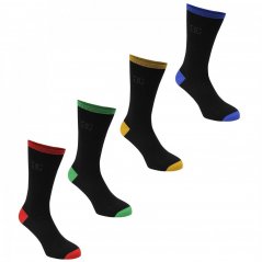 Giorgio 4 Pack High Socks Junior Multi