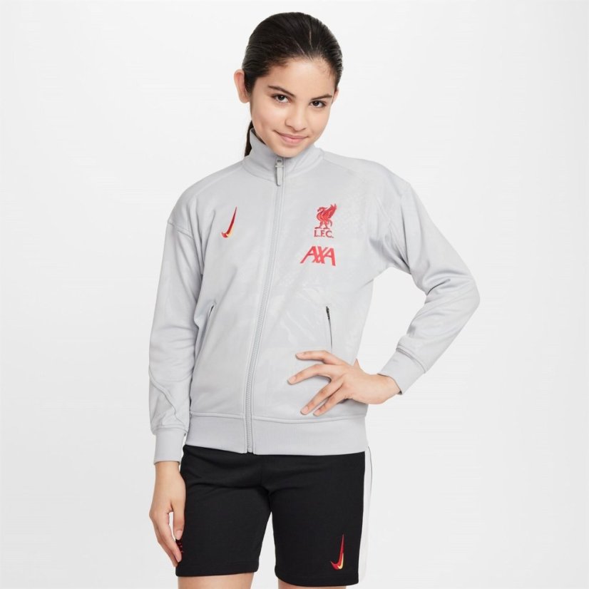 Nike Liverpool Strike Third Anthem Jacket 2024 2025 Juniors Grey