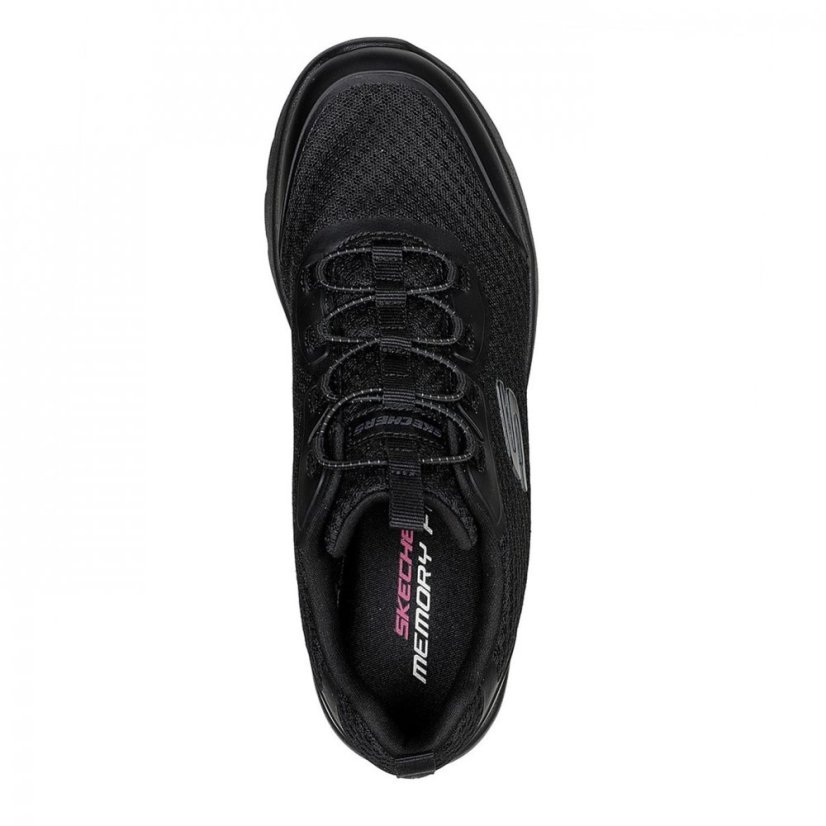 Skechers Dynamight 2.0 Social Orbit Women's Trainers Triple Black