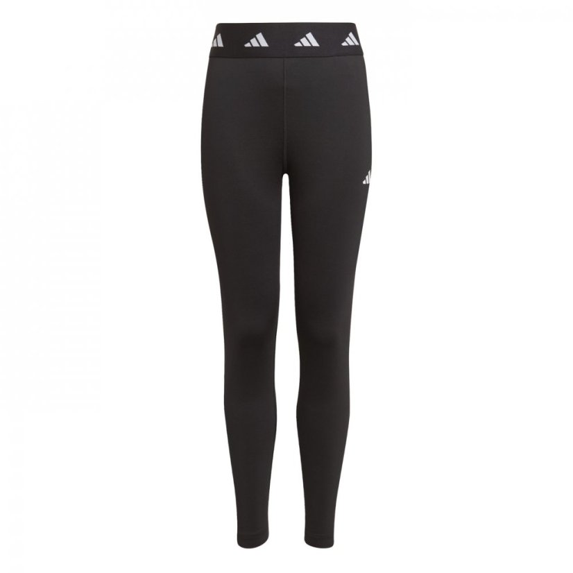 adidas TechFit Tights Junior Girls Black/White