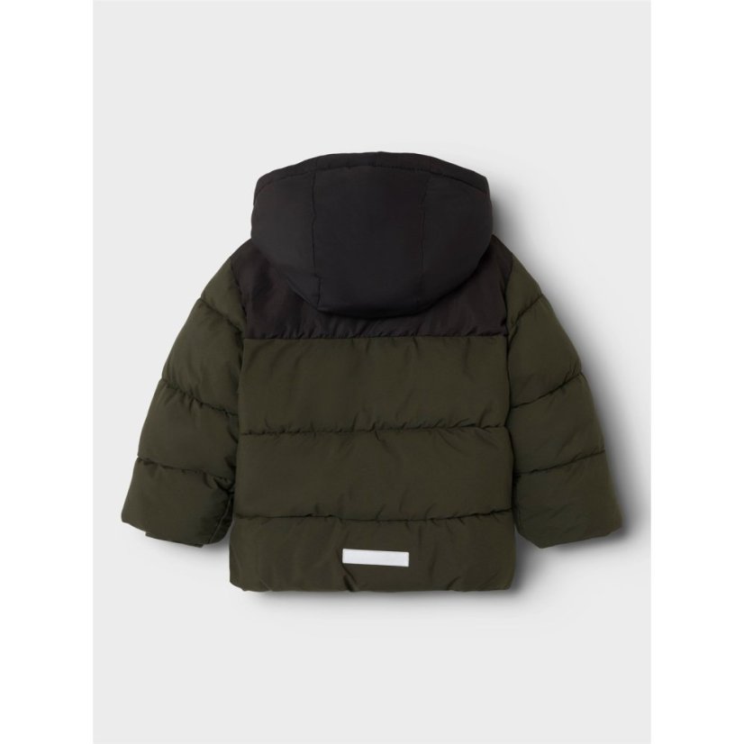 Name It Kids' Morning Hooded Short Puffer Jacket Rosin