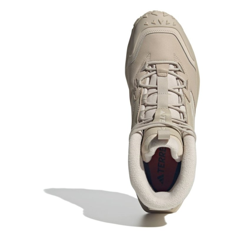 adidas Kids' Terrex Winter Mid Leather Non Waterproof Hiking Boots Wonder Beige/Wo