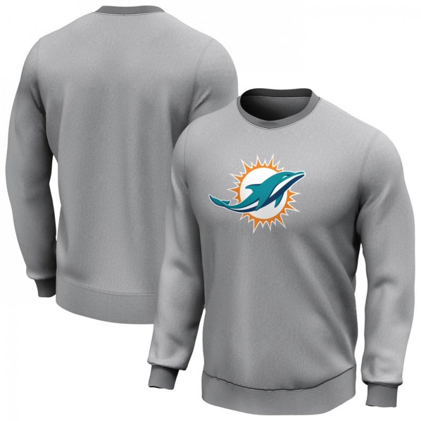 NFL Logo Crew Sweatshirt Mens Dolphins