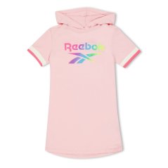 Reebok Kids' Hooded Jumper Dress Pink Heather