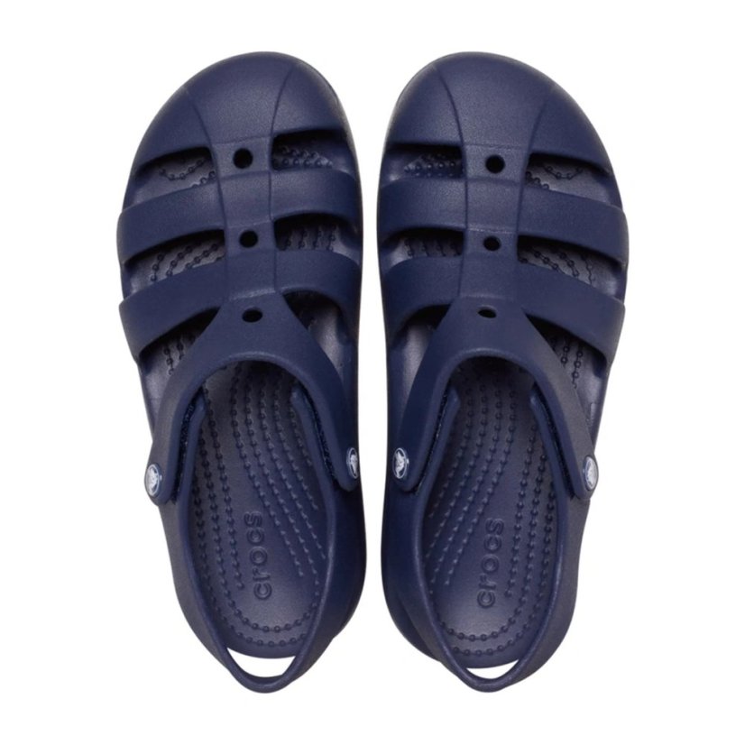 Crocs Unisex Kids Fisherman Flat Sandals Navy