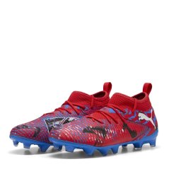 Puma FUTURE 8 MATCH Childrens Artificial Ground Football Boots Red/Blue