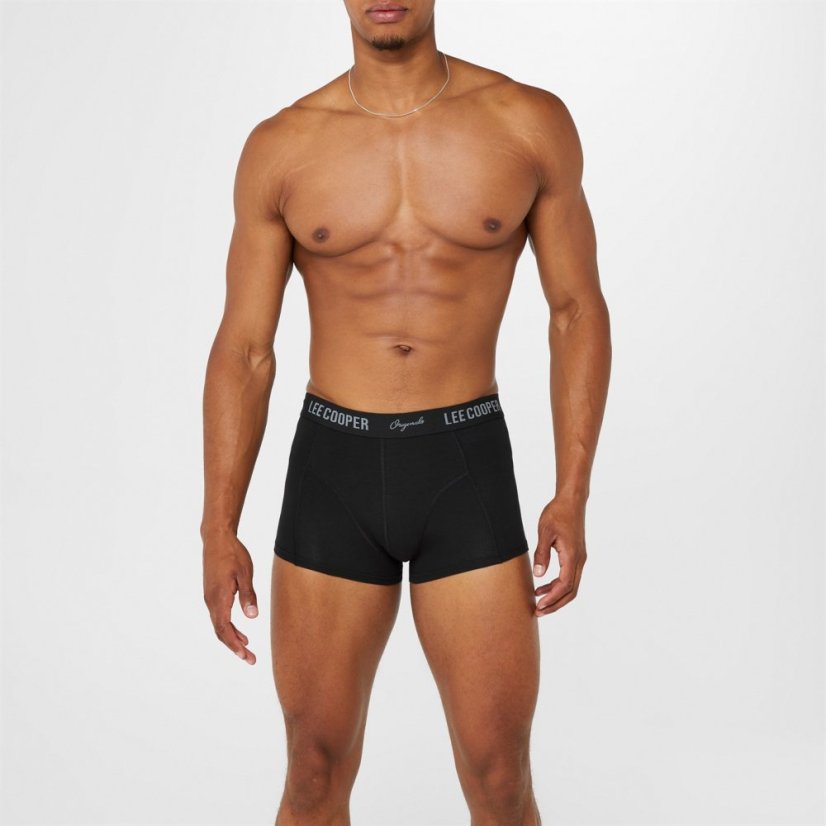 Lee Cooper Cooper Essential Men's Boxer Trunk 5-Pack Black