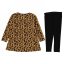 Crafted Dress Set Girls Leopard