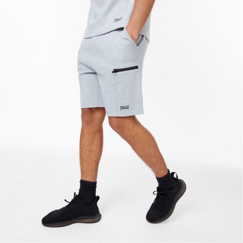 Everlast Elevate Zip Pocket Short Grey Marl