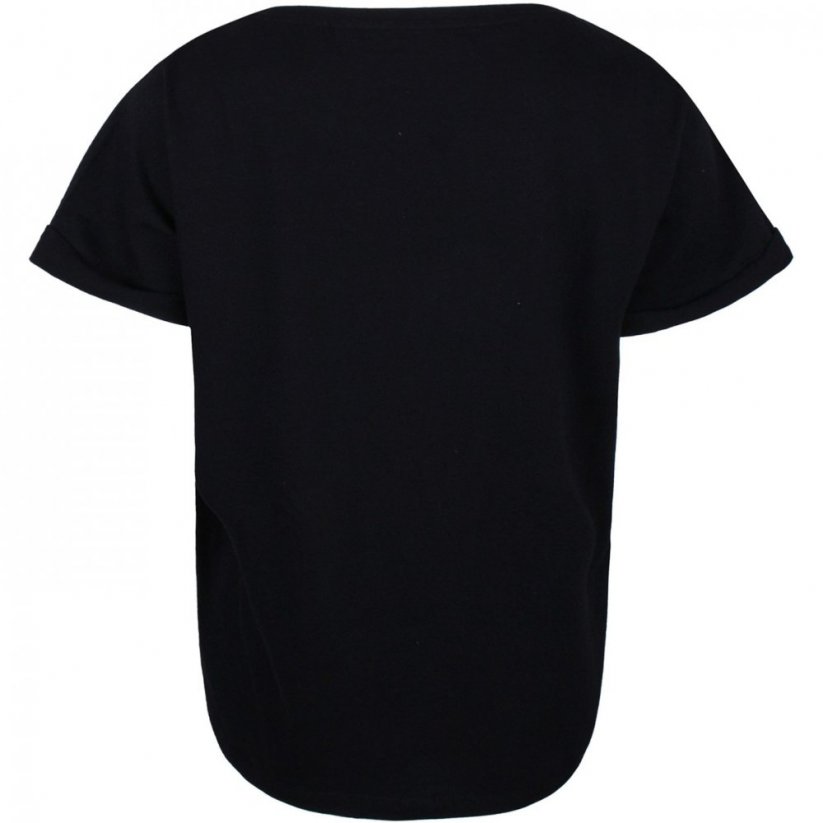 Logo Mania Jurassic Park Short Sleeve T-Shirt Mono Logo Black